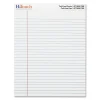 Notepads|HiTouch Notepad, 8.5" x 11.75", Wide Ruled, White, 50 Sheets/Pad, 12 Pads (SPZMYOPW2011)