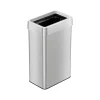 Stainless Steel Trash Can with Open Lid, 18-Gallon, Silver (HLS18UOT)<HLS Commercial Best