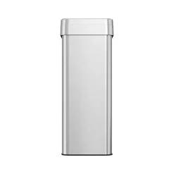 Stainless Steel Trash Can with Open Lid, 18-Gallon, Silver (HLS18UOT)<HLS Commercial Best