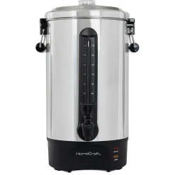 HomeCraft HCCU100SS 100-Cups Coffee Urn, Silver/Black