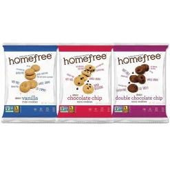 HomeFree Gluten Free Cookies Variety Pack, 1.1 oz., 30/Carton (HMF01305)