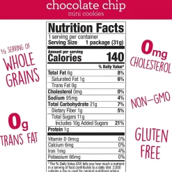 HomeFree Gluten Free Mini Chocolate Chip Cookies, 1.1 oz., 10/Pack (307-00360)