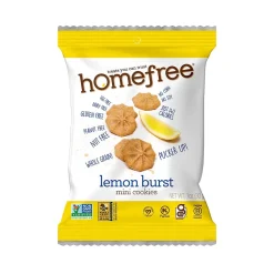 HomeFree Gluten Free Mini Lemon Burst Cookies, 1.1 oz., 10/Pack (307-00361)
