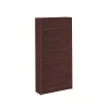 Bookcases*HON 1870 Series 6 Shelf Standard Bookcase, Mahogany (1876N)
