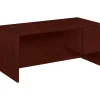 Office Desks*HON 10500 Series 66" Single Pedestal Desk, Mahogany (10583RNN)
