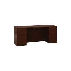 Computer Desks*HON ® 10500 Series Double Credenza, Mahogany, 29 1/2"H x 72"W x 24"D (H105900NN)