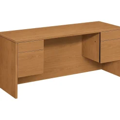 Computer Desks*HON 10500 Series Kneespace Credenza 60"W, Harvest, 29 1/2"H x 60"W x 24"D