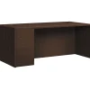 Computer Desks*HON 10500 Series Left Pedestal Desk, 2 Box/1 File Drawer, 72"W, Mocha Finish