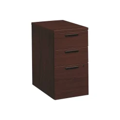 File Cabinets*HON 10500 Series Mobile Vertical File Cabinet, Letter/Legal Size, Lockable, 28"H x 15.75"W x 22.75"D, Mahogany (105102NN)
