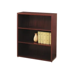 Bookcases*HON 10500 Series 3-Shelf Bookcase, 43 3/8"H x 36"W x 13 1/8"D, Mahogany (105533NN)