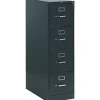 File Cabinets*HON 310 Series Vertical File Cabinet, 26 1/2" 4-Drawer, Letter Size, Charcoal
