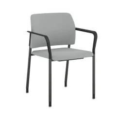 Folding & Stacking*HON Accommodate Vinyl Upholstered Guest Stacking Chair, /Textured Charcoal, 2/Pack (HSGS6.F.E.SX04.P7A) Flint