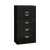File Cabinets*HON Brigade 600 Series 5-Drawer Lateral File Cabinet, Locking, Letter/Legal, Black, 36"W (H685.L.P)
