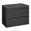 File Cabinets*HON Brigade 700 Series 2-Drawer Lateral File Cabinet, Locking, Charcoal, Letter/Legal, 36"W (H782.L.S)