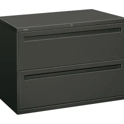 File Cabinets*HON Brigade® 700 Series Lateral File, 2-Drawer, Charcoal (792LS)