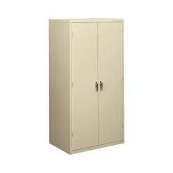 Storage Cabinets*HON Brigade 72" Steel Storage Cabinet with 5 Shelves, Putty (SC2472L)
