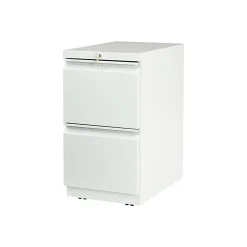 File Cabinets*HON Brigade 2-Drawer Mobile Lateral File Cabinet, Letter Size, Lockable, 28"H x 15"W x 23"D, Gray (H33823RLQ)