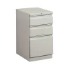 File Cabinets*HON Brigade 3-Drawer Mobile Vertical File Cabinet, Letter Size, Lockable, 28"H x 15"W x 19.88"D, Light Gray (H33720RQ)