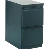 File Cabinets*HON Brigade 2-Drawer Mobile Vertical File Cabinet, Letter Size, Lockable, 28"H x 15"W x 23"D, Charcoal (H33823RS)