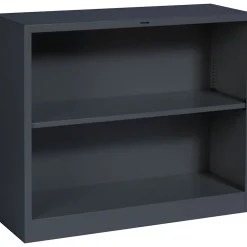 Bookcases*HON Brigade 29"H 2-Shelf Bookcase, Charcoal (S30ABCS)