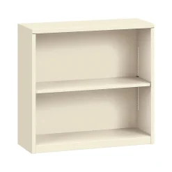 Bookcases*HON Brigade HS30ABC 2-Shelf Steel Bookcase, 29"H x 34.5"W x 12.64"D, Putty (S30ABCL)