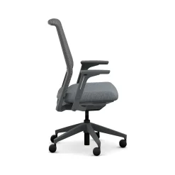 Office Chairs*HON Cipher Mesh/Fabric Swivel Task Chair, Basalt/Charcoal (HCFRT.STC.H.S.IC.APX25.TC00.AL.ST.SB.S)