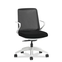 Office Chairs*HON Cliq Polyester Swivel Task Chair, Black/Centurion Black (CLQIMCU10DW)
