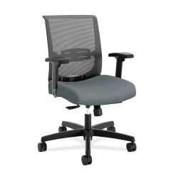 Ergonomic Chairs*HON Convergence Fabric/Mesh Task Chair, Gray Pattern (CMY1AAPX25) Gray Fabric