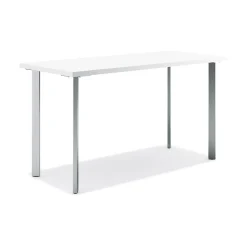 Computer Desks*HON Coze 48"W Desk, Designer and Silver (RPL2448DWP6) White
