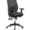 Office Chairs*HON Crio Mesh/Bonded Leather High-Back Task Chair, Black (BSXVL582SB11T)