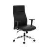 Office Chairs*HON Define Adjustable Arms SofThread Leather High-Back Executive Chair, Black (BSXVL108SB11)