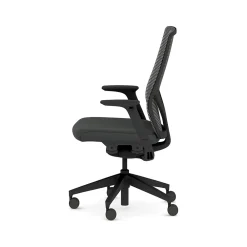 Office Chairs*HON Flexion Fabric/Mesh Swivel Task Chair, Black (HFXT1.F0.STC.A.H.IM.UR10.NL.SB.T)