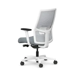 Office Chairs*HON Ignition 2.0 Fabric/Mesh Swivel Task Chair, Basalt/Designer White (HIWMMKD.Y2.A.H.IF.APX25.DW.SB.DWX)