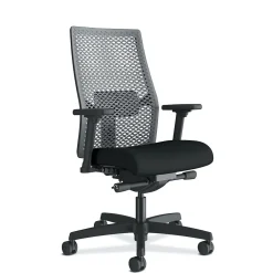 Office Chairs*HON Ignition 2.0 Mesh Back Fabric Task Chair, Black (I2MRL2AC10TK)