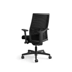 Ergonomic Chairs*HON Ignition 2.0 Mesh/Vinyl Mid-Back Task Chair, Adjustable Arms, Black (12M2AMLU10TK) Black Vinyl