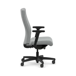 Office Chairs*HON Ignition 2.0 Vinyl Swivel Task Chair, Flint/Black (HIWMUKD.Y2.A.H.SX39.NL.SB.T) Silver