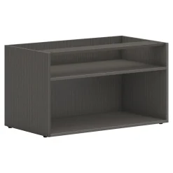 Storage Cabinets*HON Mod 21" Low Storage Credenza with 2 Shelves, Slate Teak (HLPLCL3620S.LSL1)