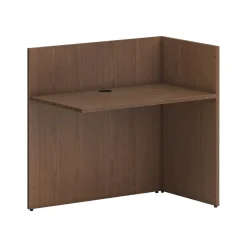 Computer Desks*HON Mod 42" Reception Return Shell Desk, Sepia Walnut (HLPLRCPNRS4225.LSE1)