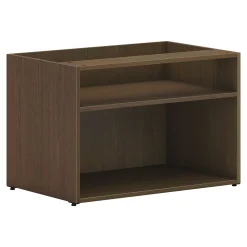 Storage Cabinets*HON Mod 21" Storage Cabinet with 2 Shelves, Sepia Walnut (HLPLCL3020S.LSE1)