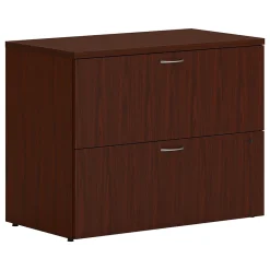 File Cabinets*HON Mod 2-Drawer Lateral File Cabinet, Locking, Letter/Legal, Traditional Mahogany, 36" (LLF3620L2LT1)