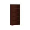 Bookcases*HON Mod 65"H 5-Shelf Bookcase, Traditional Mahogany (HLPLBC3013B5.LTM1)