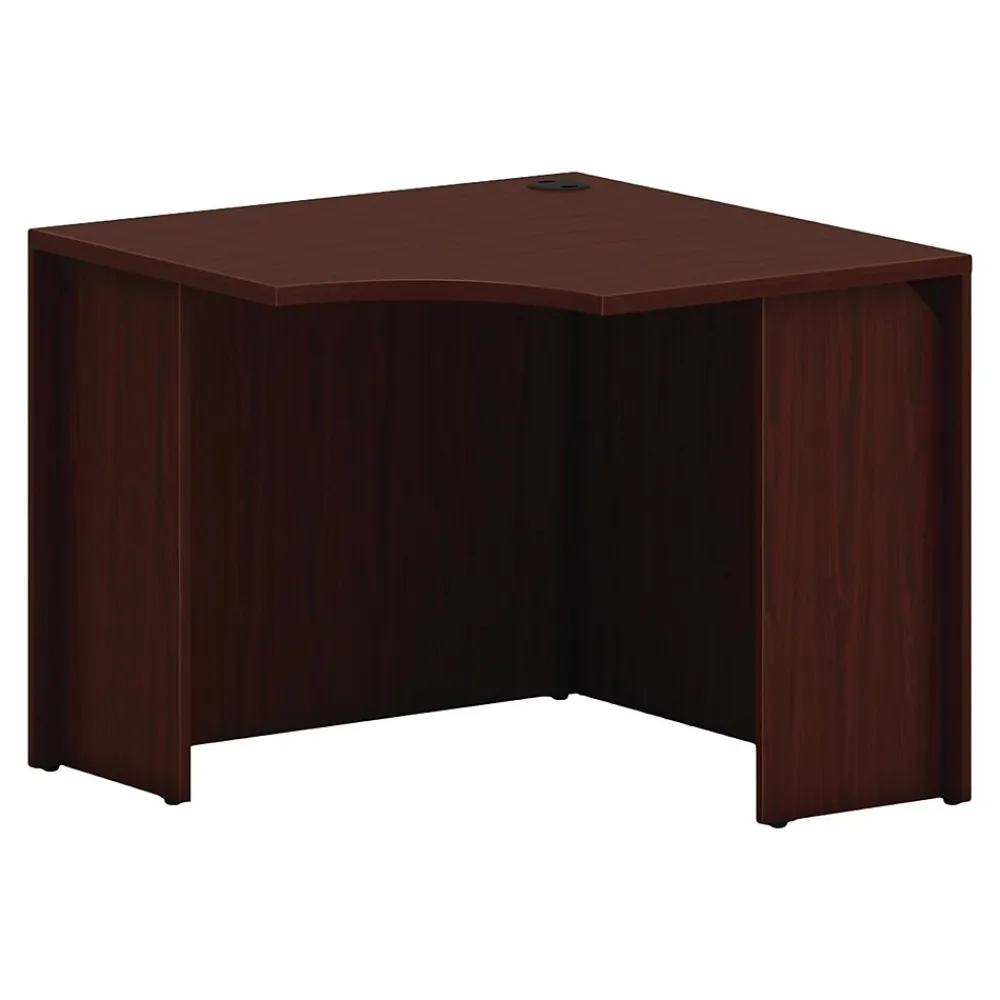 Corner Desks*HON Mod 36"W Corner Desk Shell, Traditional Mahogany (HLPLCS36.LTM1)