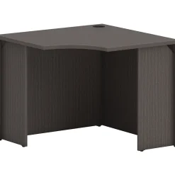 Computer Desks*HON Mod 36"W Corner Desk Shell, Slate Teak (LCS36LS1)