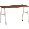 Office Desks*HON Mod 48"W Table Desk, Slate Teak (HLPL4824LS1ALEGSLV)