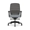 Office Chairs*HON Nucleus Fabric/Mesh Swivel Task Chair, Basalt/Black (HNR1KD.Y2.STC.A.H.IM.APX25.BL.SB.T)