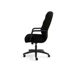 Office Chairs*HON Pillow-Soft Leather Executive Chair, Black (2091SR11T)
