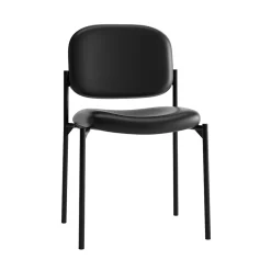 Folding & Stacking*HON Scatter Stacking Guest Chair, Black SofThread Leather (BSXVL606SB11)