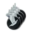 Shelving*Honey-Can-Do 4-Pack Shelving Unit Casters, Black (SHF-01939)