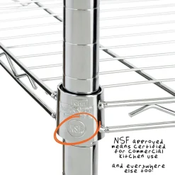 Shelving*Honey-Can-Do 3-Shelf Metal Unit, 24