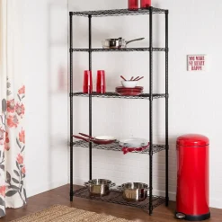 Shelving*Honey-Can-Do 5-Shelf Metal Unit, 36